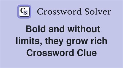 get rich crossword clue